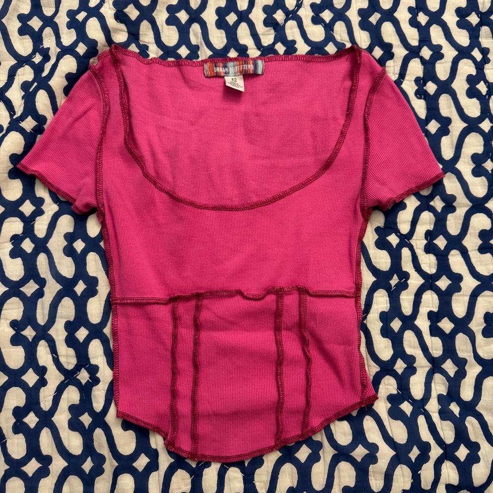 Urban Outfitters Hot Pink Tee XS
